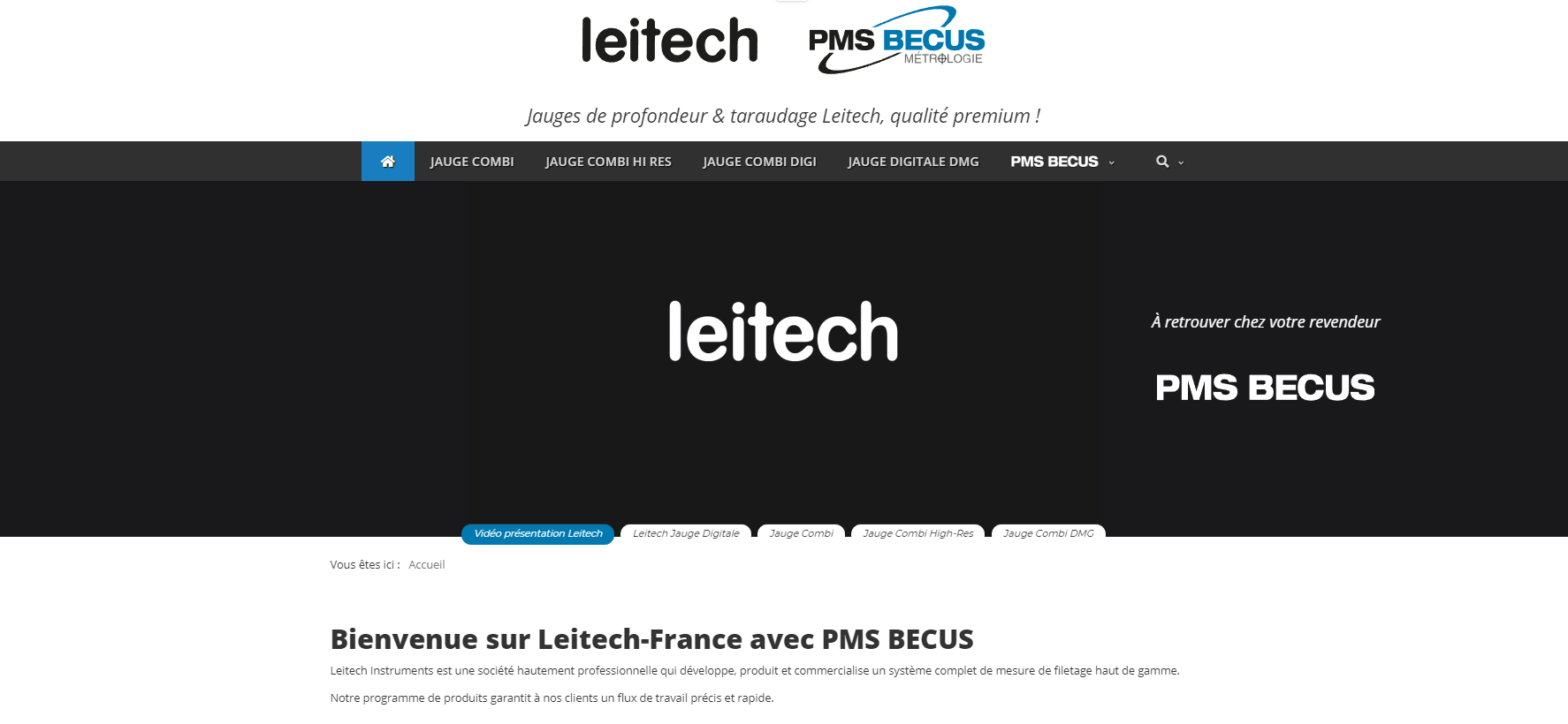 Leitech France : Accueil