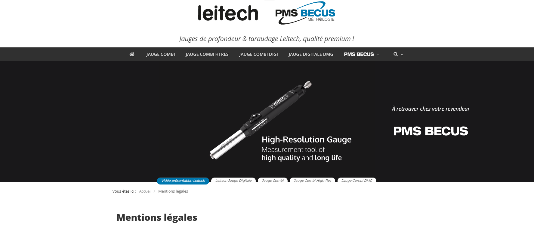 Leitech France : Mentions Légales